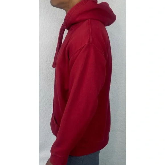 COTTON HERITAGE • Red/White Dime Graffiti Style Oakland Tree Graphic Hoodie, L - Picture 5 of 13